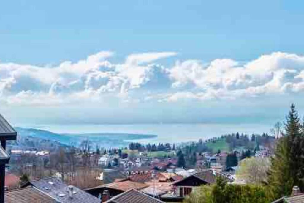 Duplex En Station Vue Sur Lac Leman Thollon-les-Memises Esterno foto