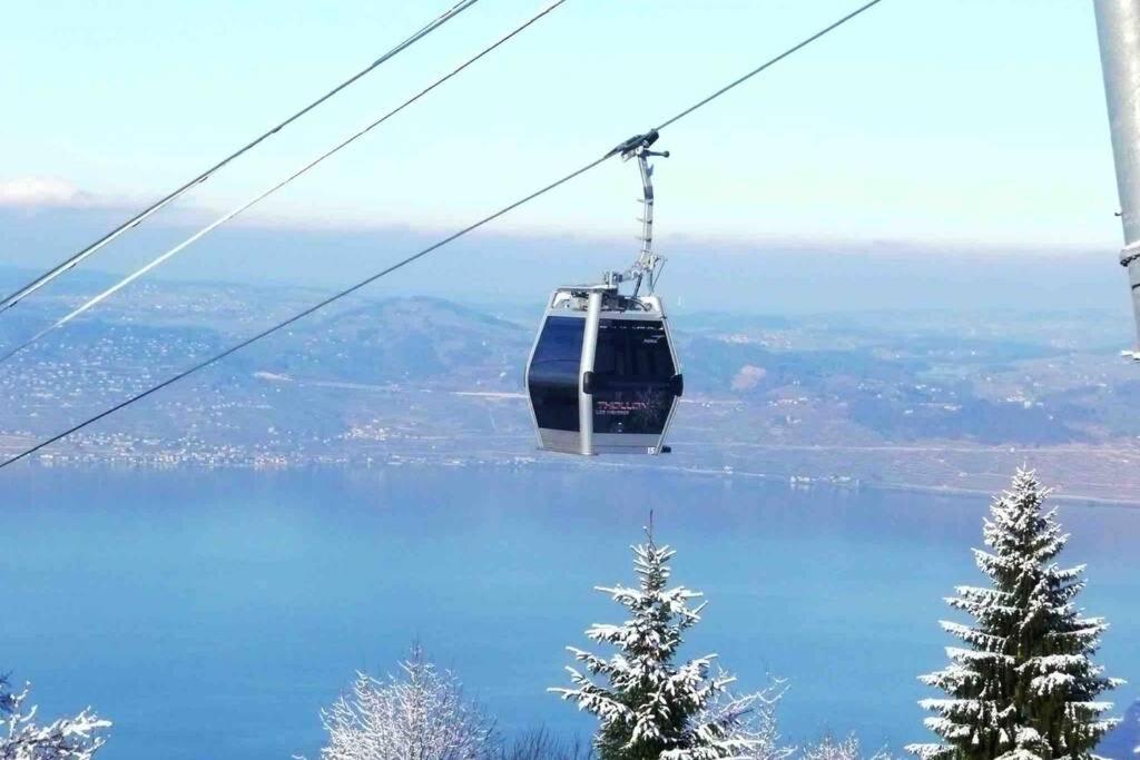 Duplex En Station Vue Sur Lac Leman Thollon-les-Memises Esterno foto