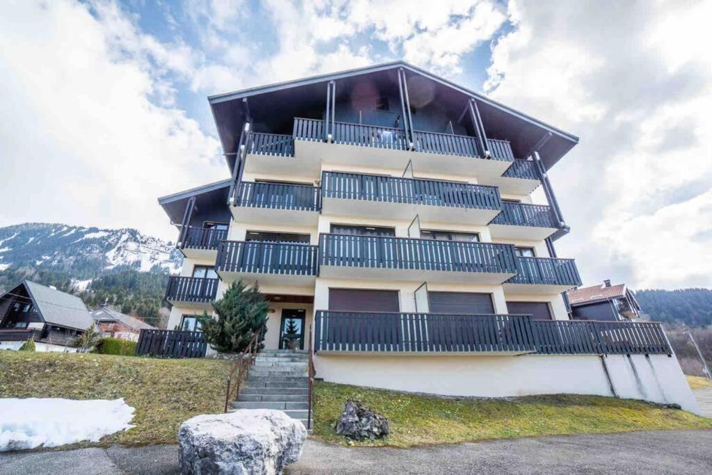 Duplex En Station Vue Sur Lac Leman Thollon-les-Memises Esterno foto