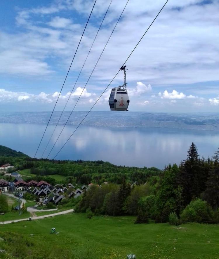 Duplex En Station Vue Sur Lac Leman Thollon-les-Memises Esterno foto